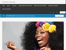 Tablet Screenshot of fashionpanther.com